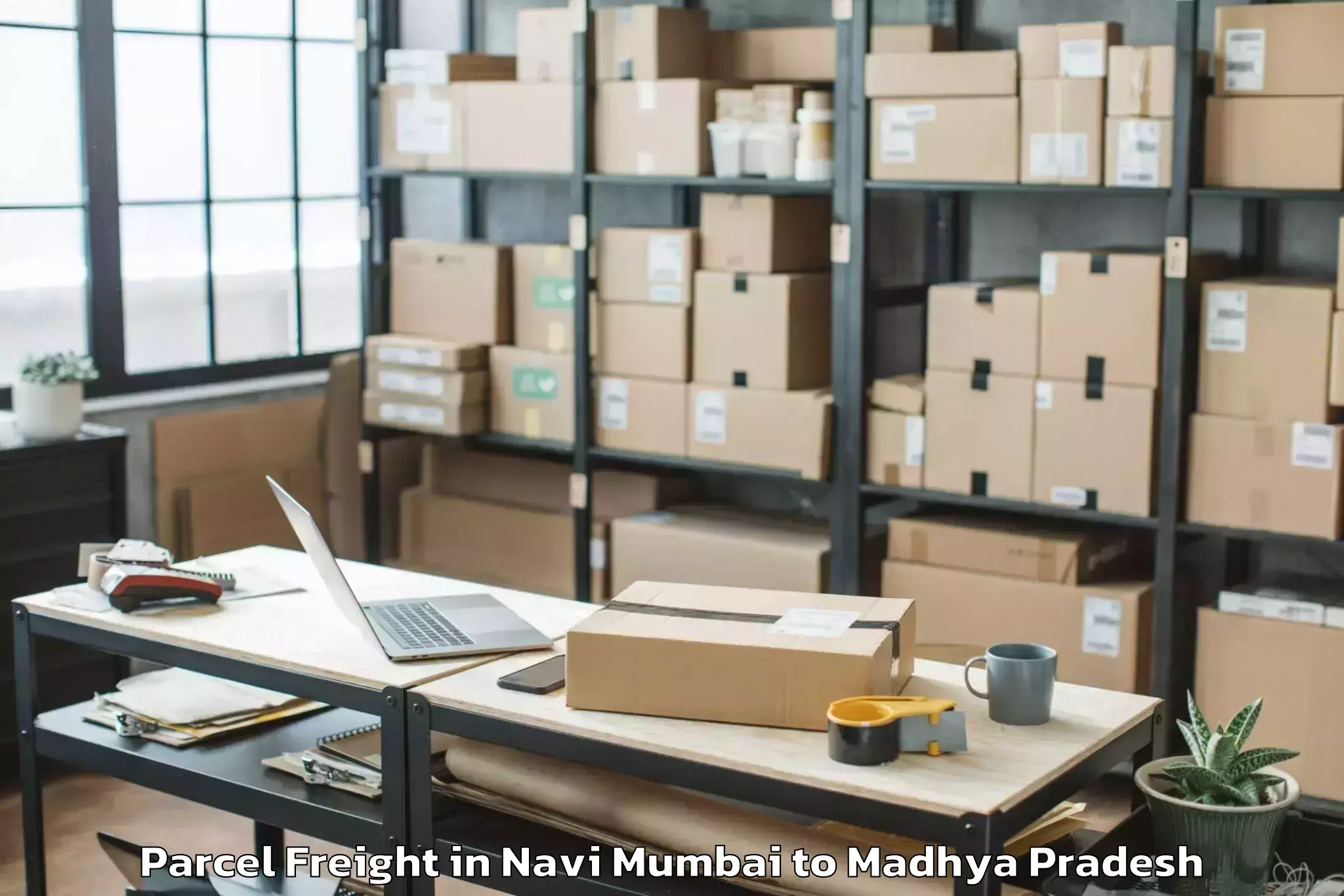 Book Navi Mumbai to Buxwaha Parcel Freight